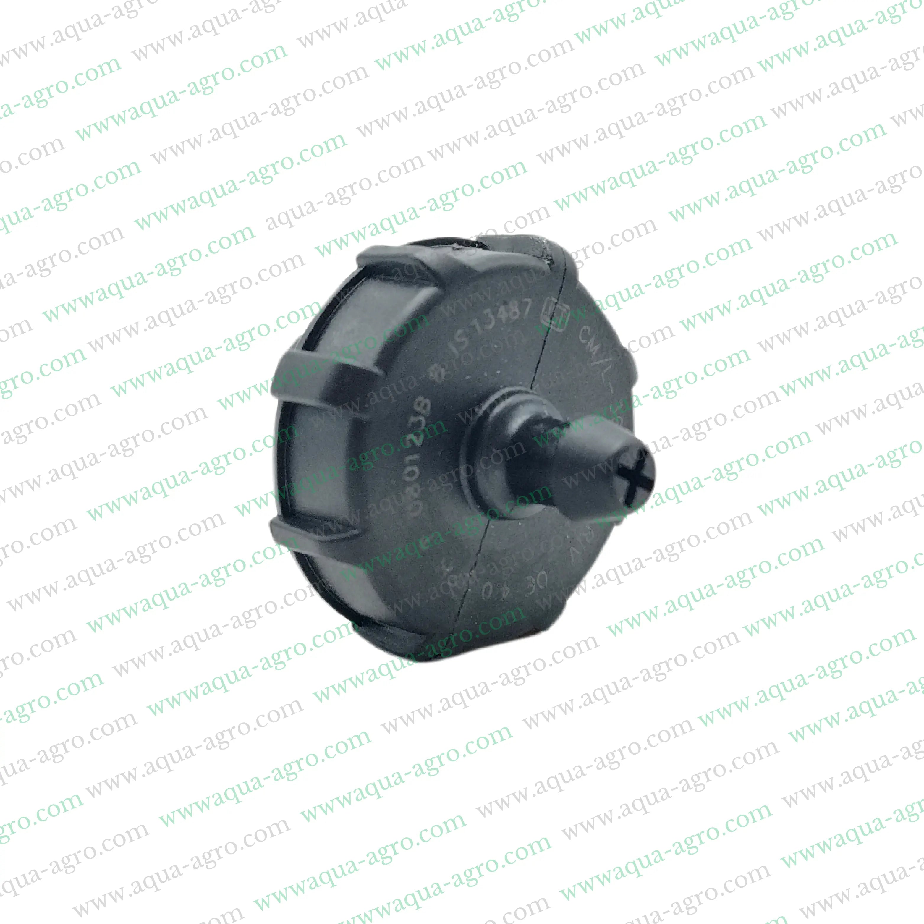 RIVULIS - Drip Emitter - Non-pc - 4 LPH - E-1000 - Openable Dripper - Class-B - [ISI] - Barb outlet - Black colour