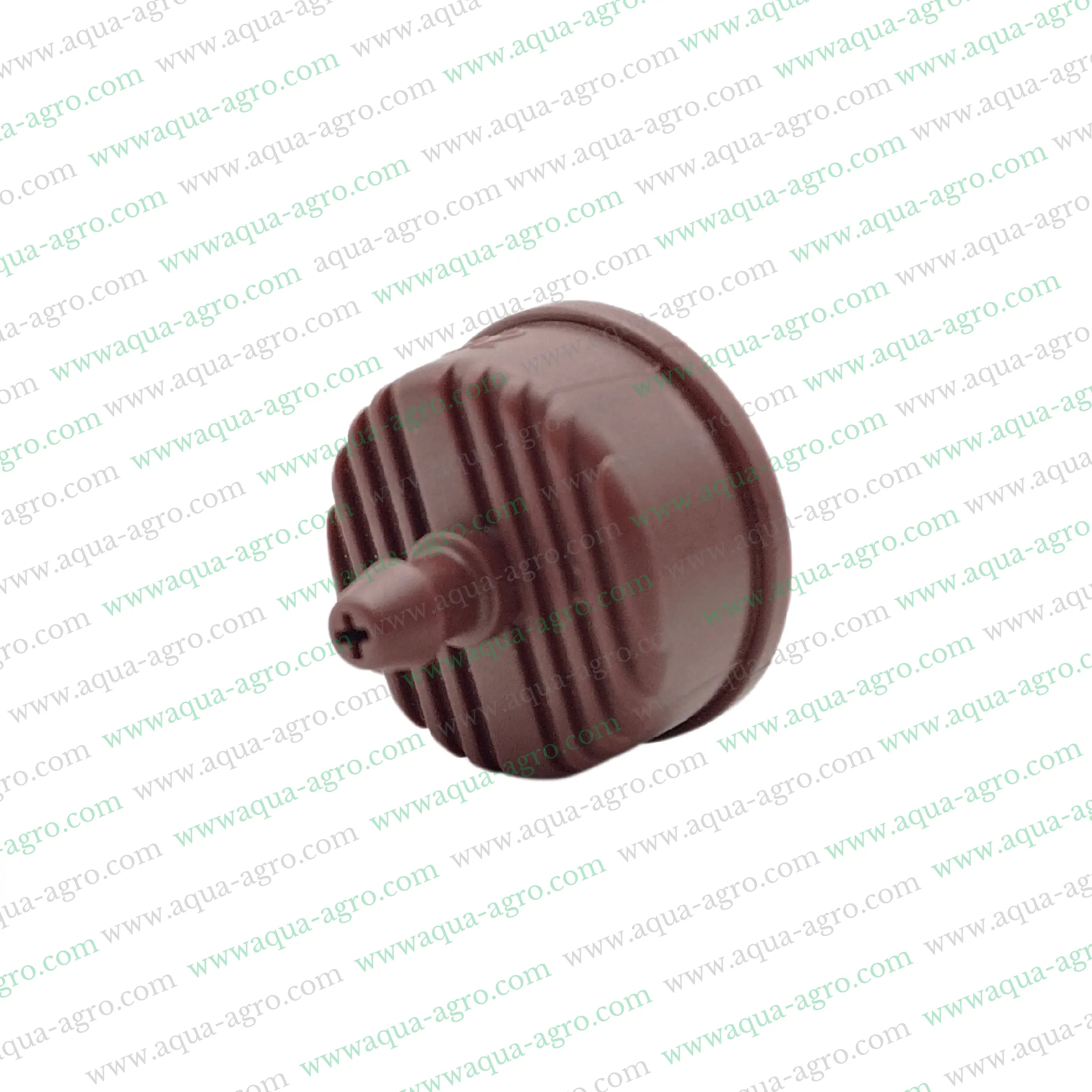 RIVULIS - Drip Emitter - Pressure Compensated (pc) - 2.2 LPH - Supertif - Sealed Dripper - Barb Outlet - Brown Colour