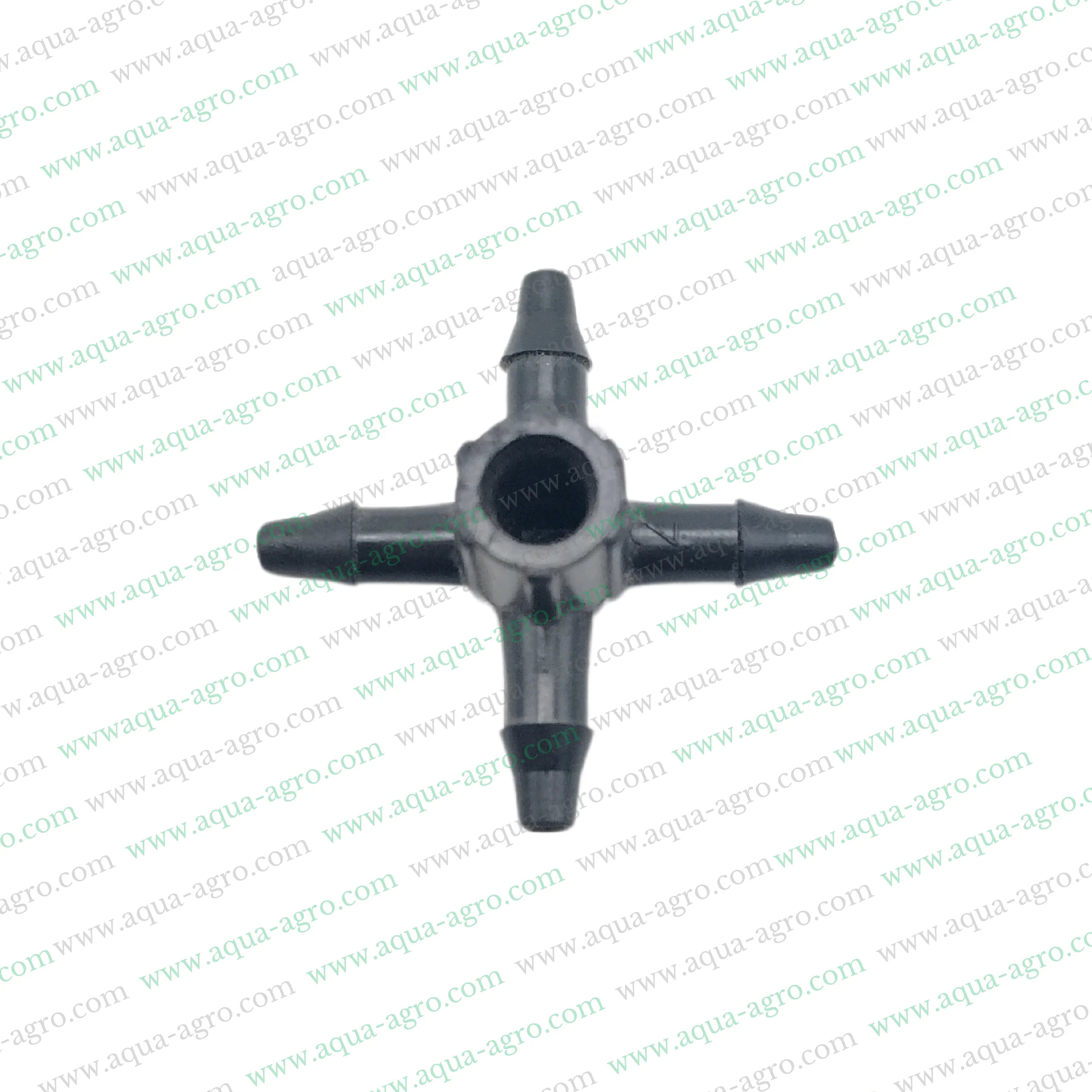 Micro Fittings,4-way dripper, 3 mm micro barbed