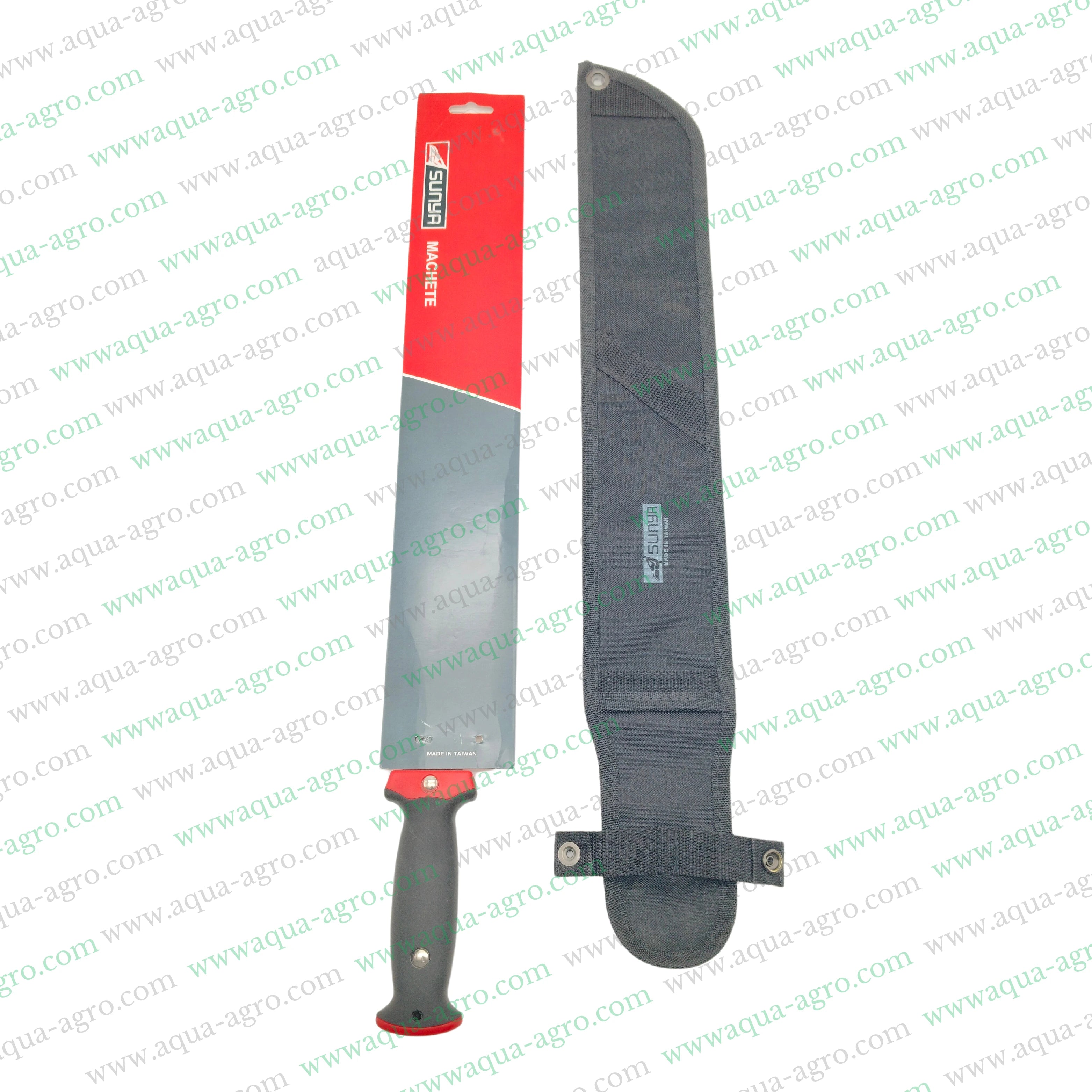 Machete with reverse edge saw,Heat-treated machete for pruning,Premium pruning machete with cover,Sunya machete for gardening,SK-7 blade machete with saw