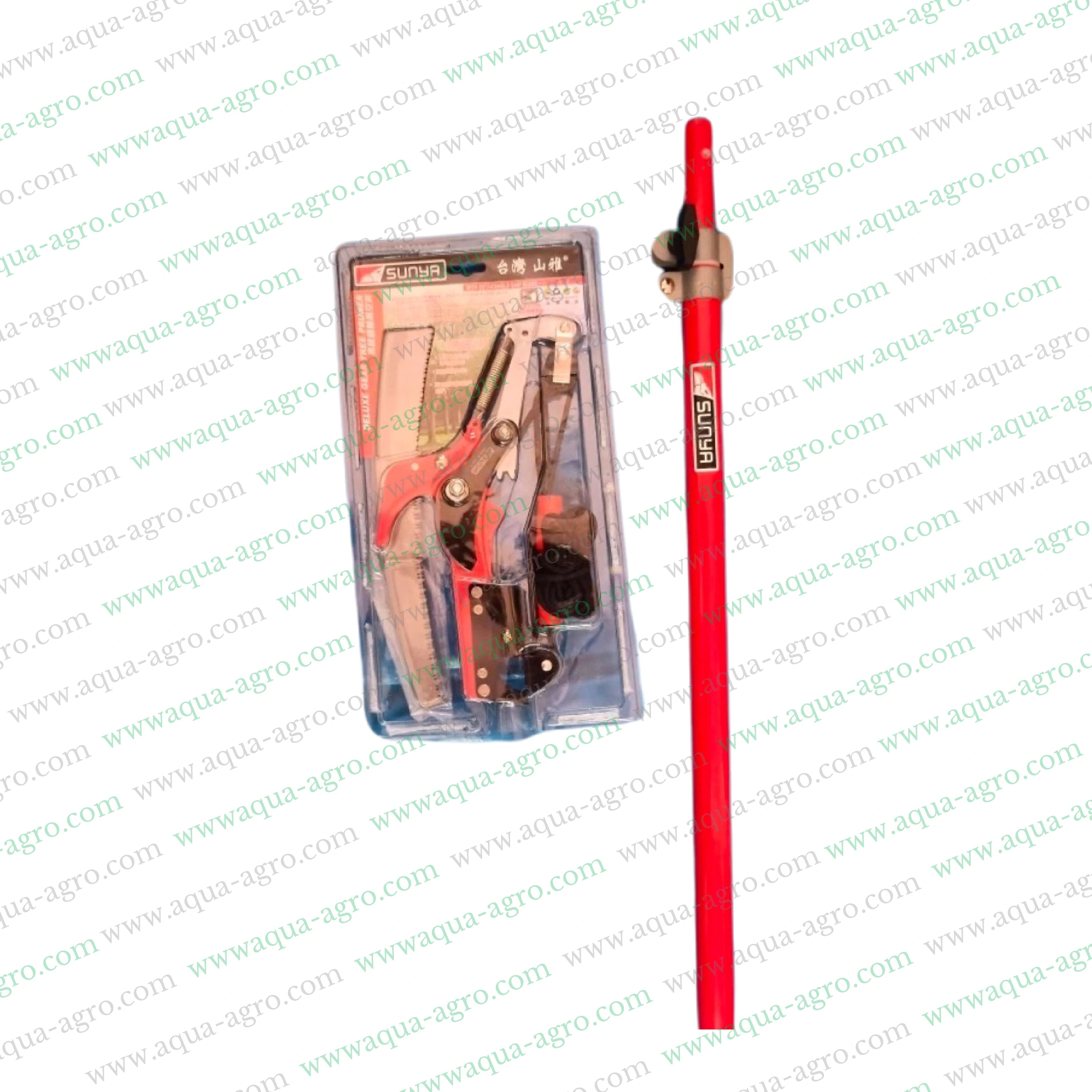 Tree Pruner with Extendable Pole,Sunya Premium Tree Pruner,Cutting and Pruning Hand Tools for Trees,Extendable Tree Pruner with Saw,15 Feet Extendable Tree Pruner