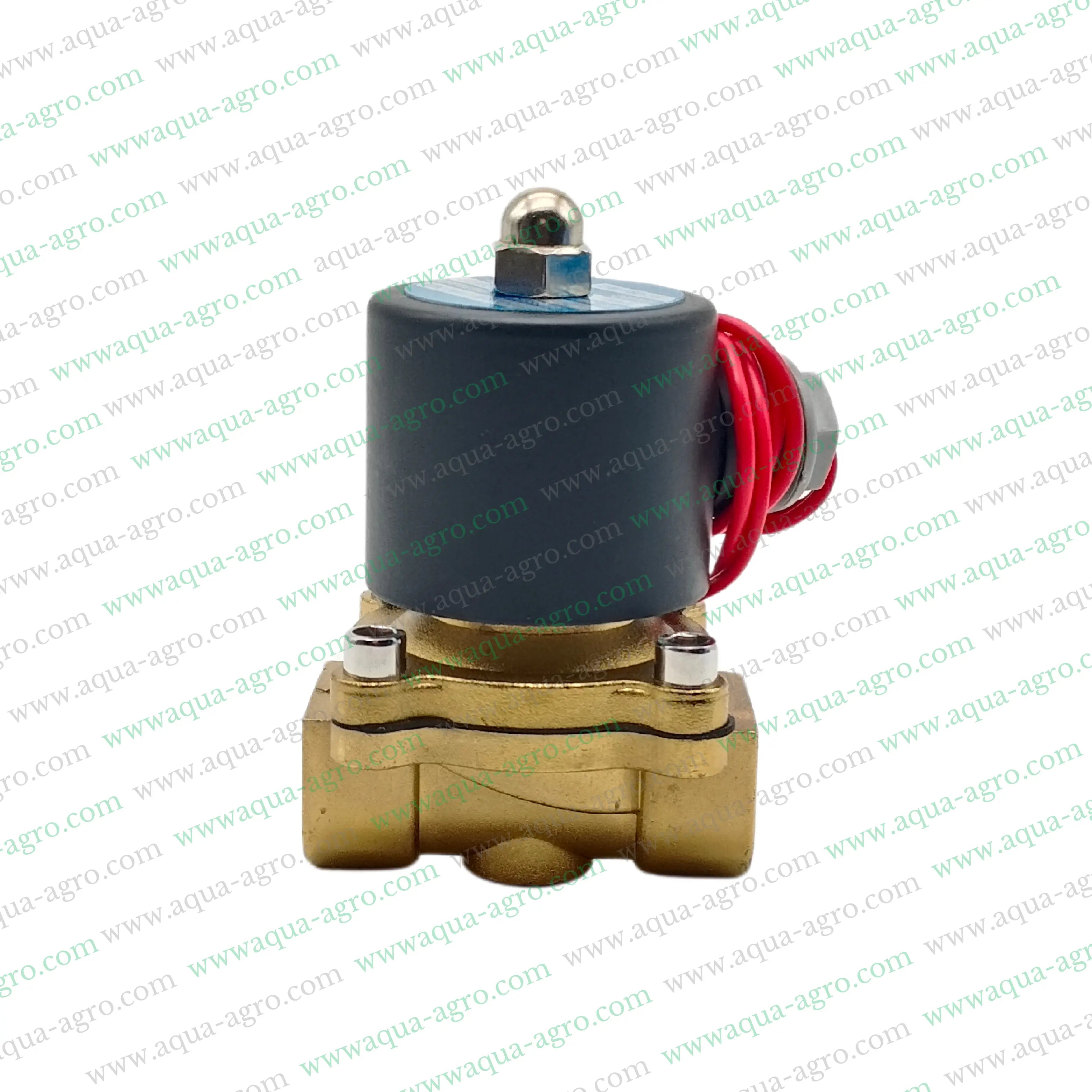 U-FLOW - Irrigation - Automation - Solenoid Valve - Brass body - 220 VAC Coil - 0.5 inch (20MM) (F-THD)