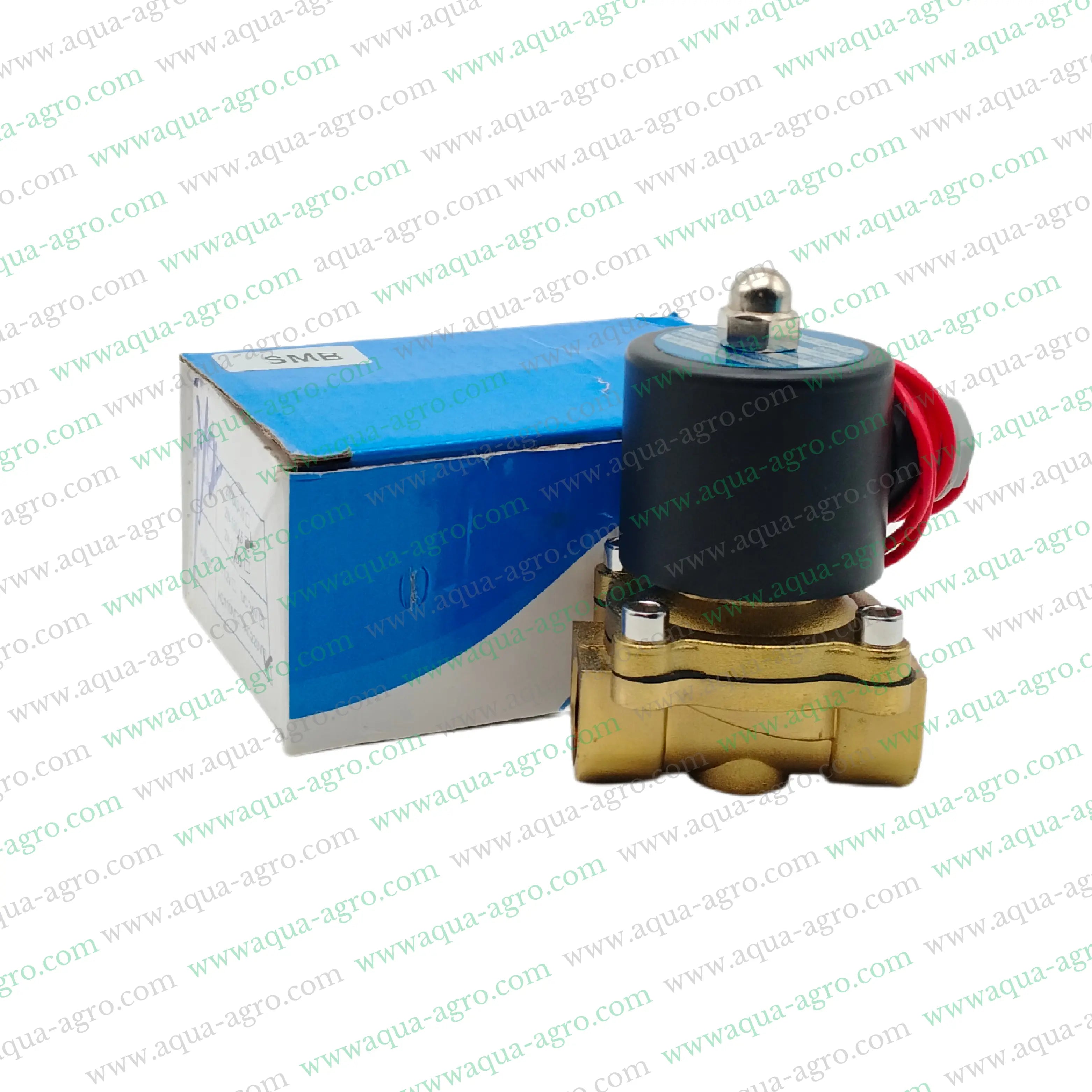 U-FLOW - Irrigation - Automation - Solenoid Valve - Brass body - 220 VAC Coil - 0.5 inch (20MM) (F-THD)