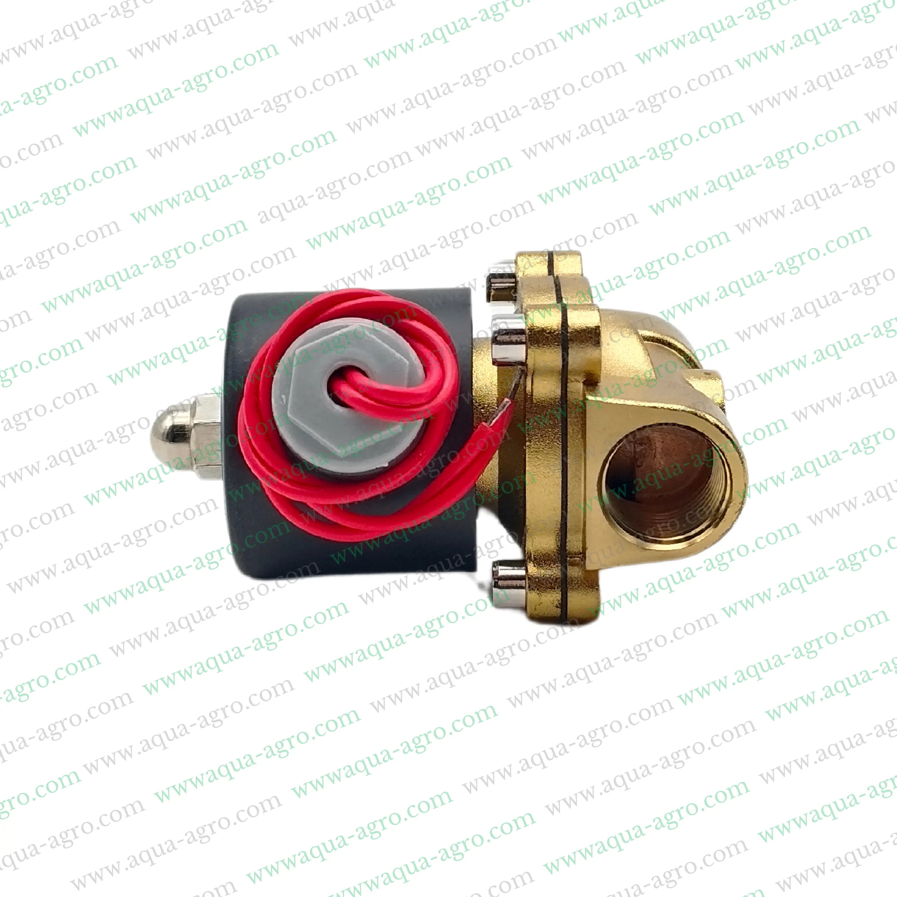 U-FLOW - Irrigation - Automation - Solenoid Valve - Brass body - 220 VAC Coil - 0.75 inch (25MM) (F-THD)