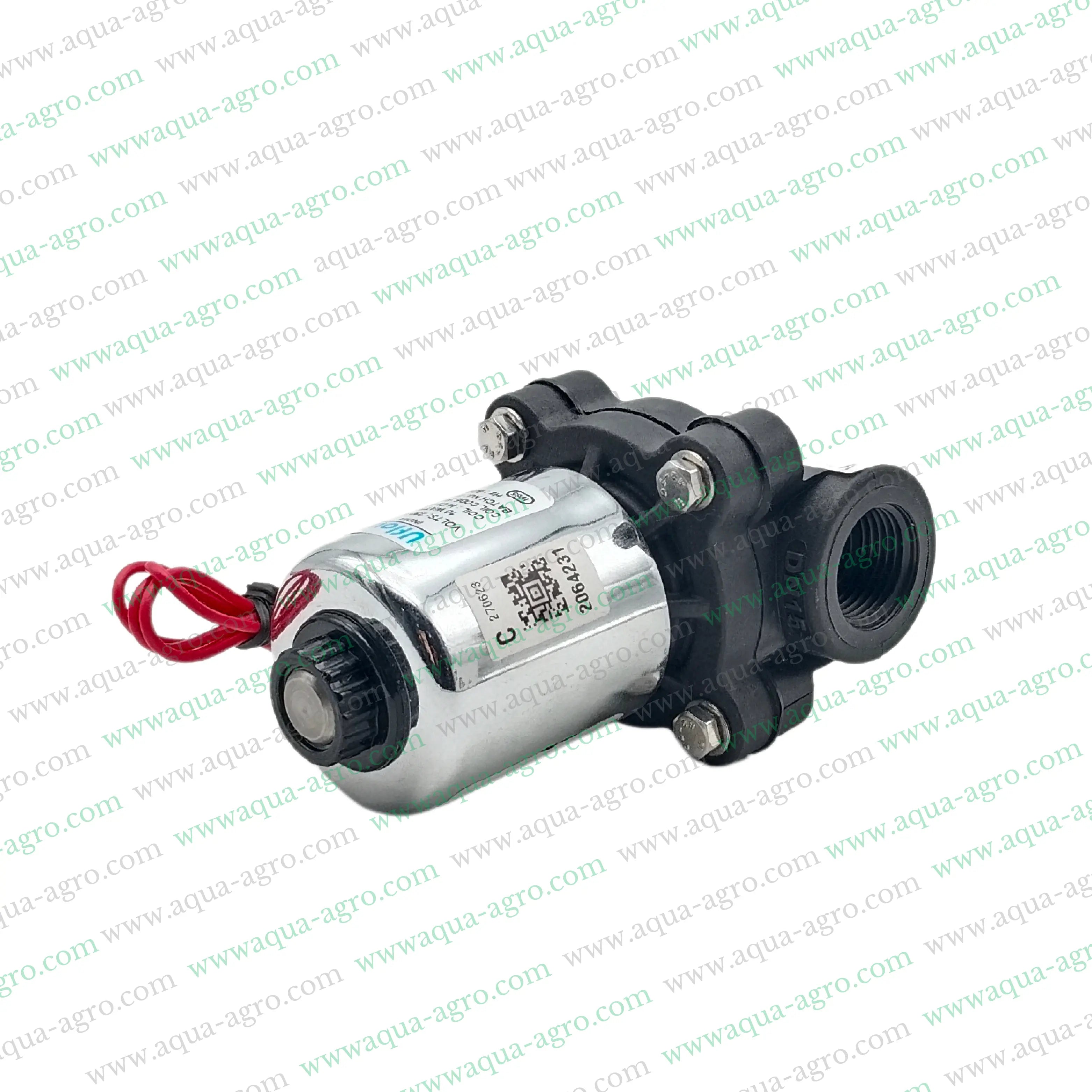 U-FLOW - Irrigation - Automation - Solenoid Valve - Plastic body - 230 VAC Coil - 0.5 inch (20MM) (F-THD) - with FLow Control