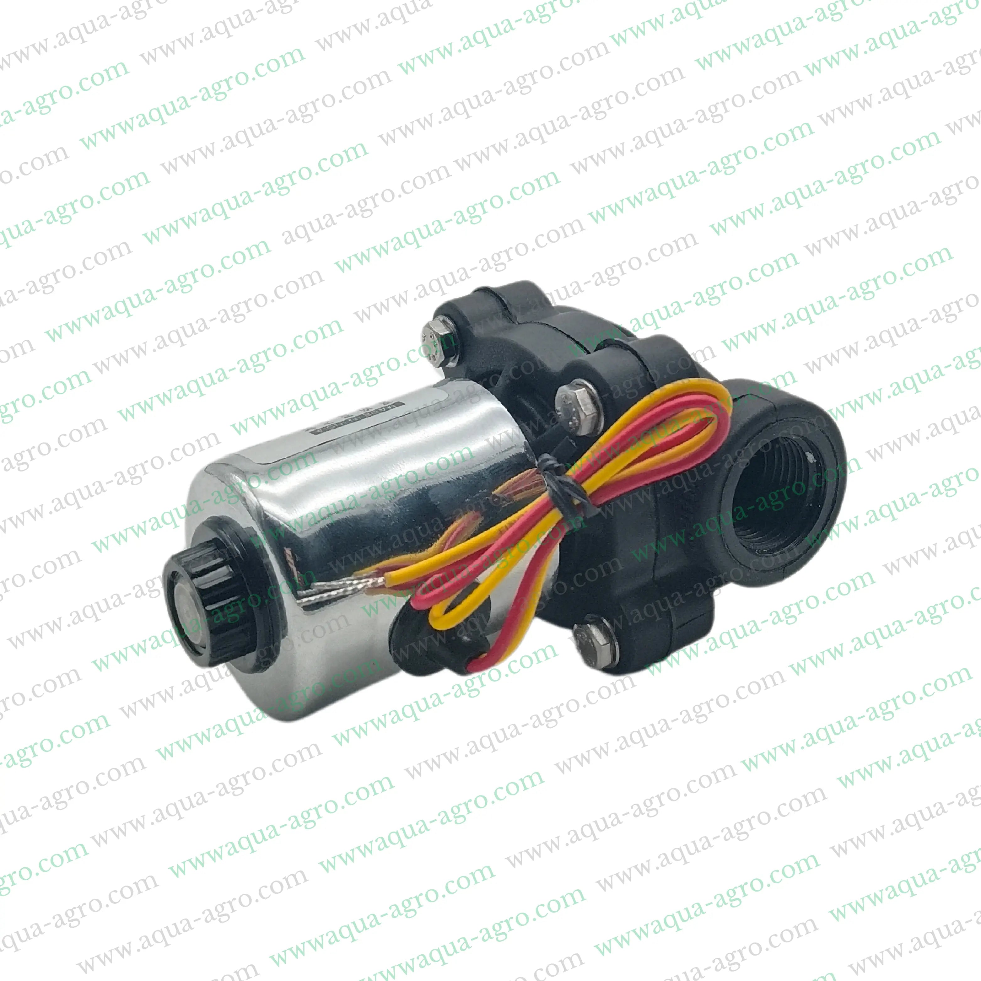 U-FLOW - Irrigation - Automation - Solenoid Valve - Plastic body - 24 VAC Coil - 0.5 inch (20MM) (F-THD) - with FLow Control