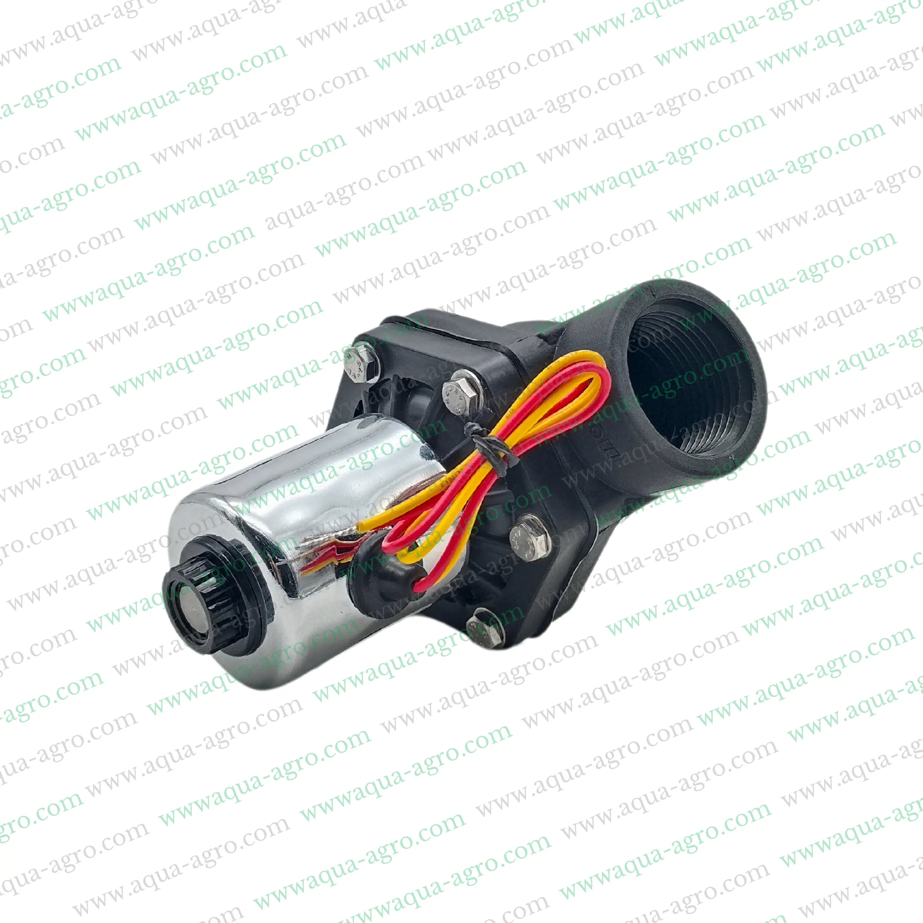 U-FLOW - Irrigation - Automation - Solenoid Valve - Plastic body - 24 VAC Coil - 1 inch (32MM) (F-THD) - with FLow Control