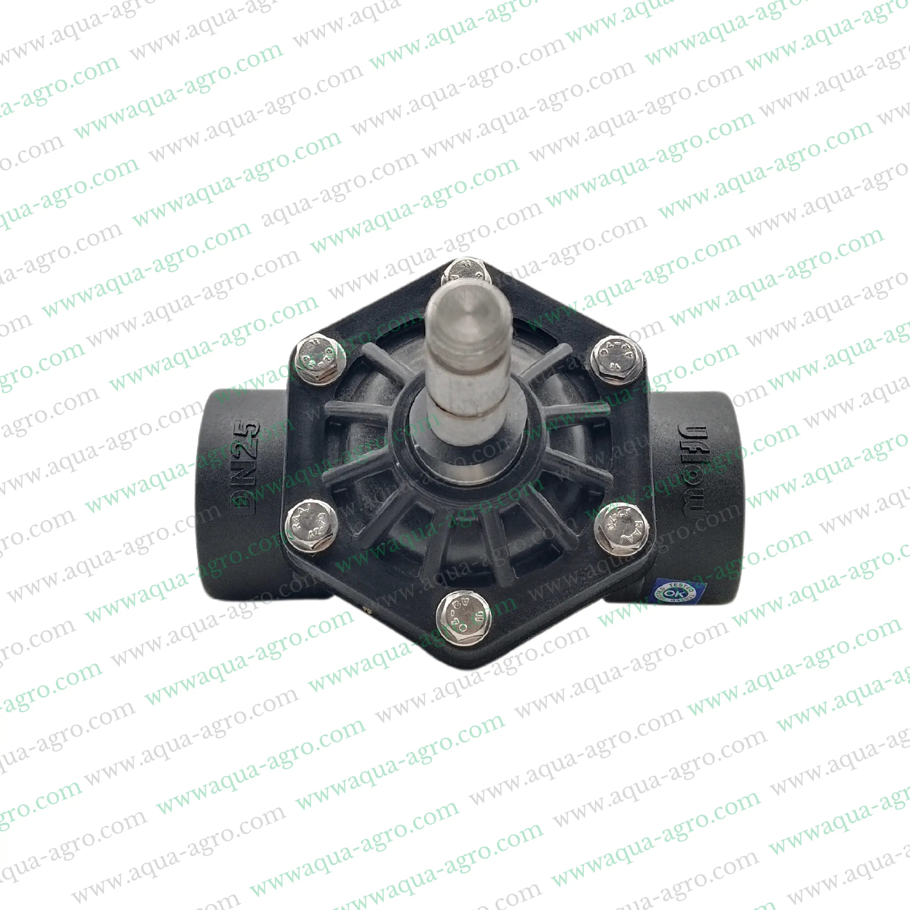 U-FLOW - Irrigation - Automation - Solenoid Valve - Plastic body - 24 VAC Coil - 1 inch (32MM) (F-THD) - with FLow Control