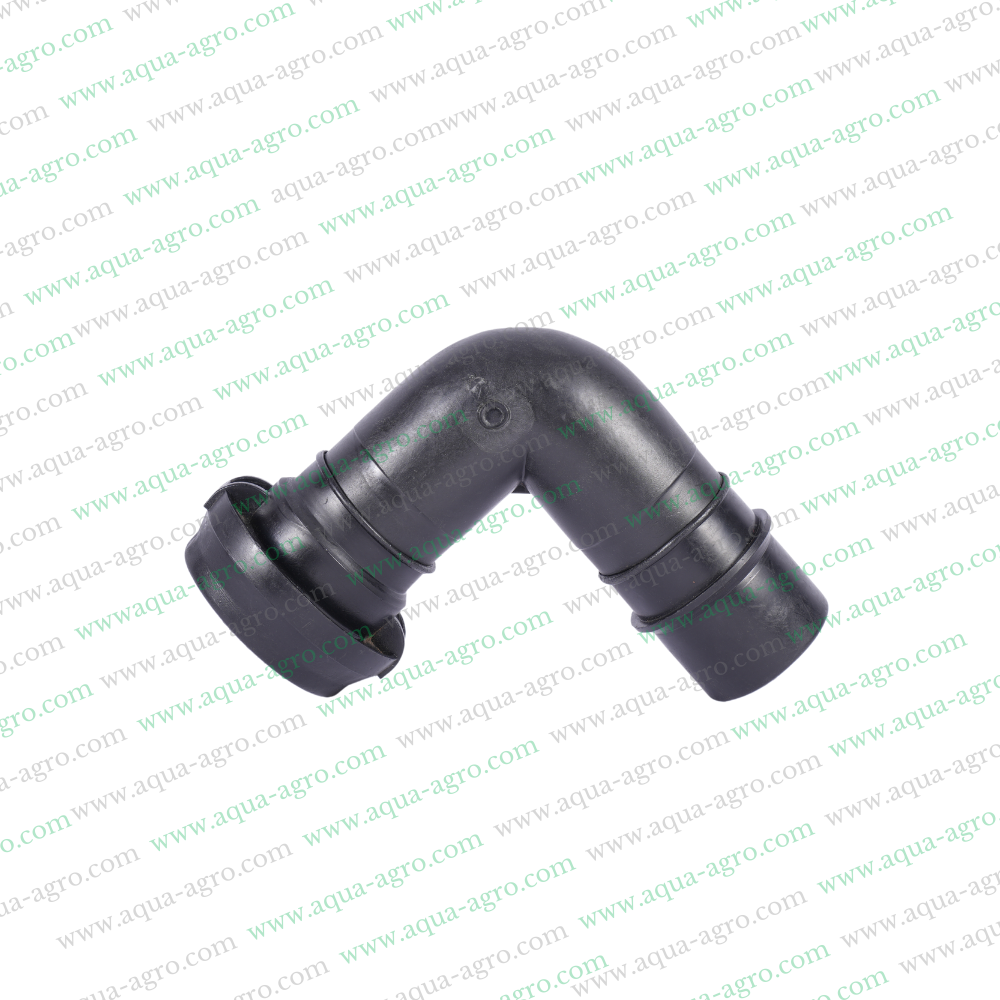 AQUA | HDPE SPINKLER FITTINGS 2INCH DUAL CLAMP ELBOW WITHOUT CLAMP&GASKET