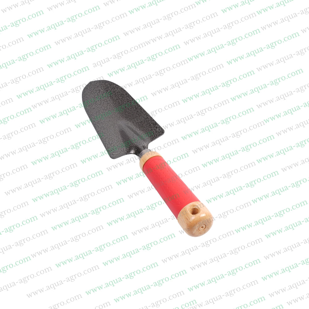 SUNYA (TAIWAN) - Garden hand tools - wooden handle with rubberised grip - premium quality metal - Trowel / Scoop (big) - 710117