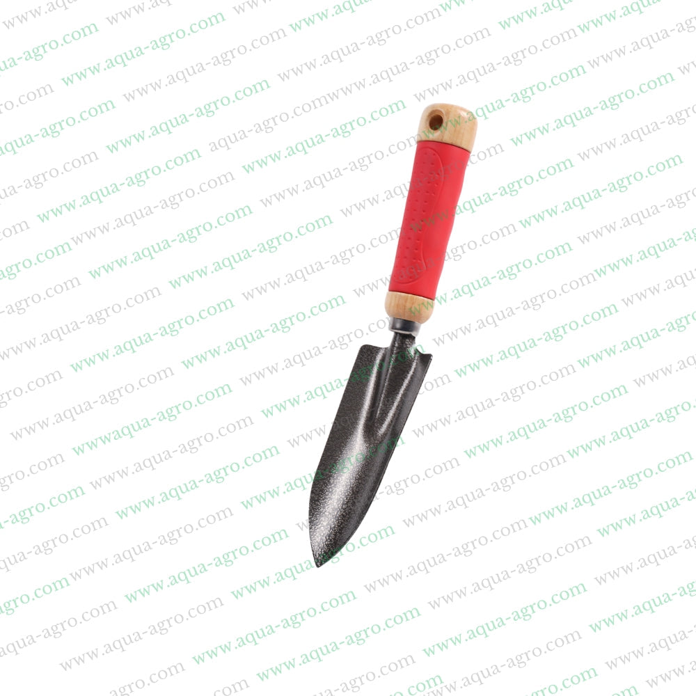 SUNYA (TAIWAN) - Garden hand tools - wooden handle with rubberised grip - premium quality metal - Trowel / Scoop (small) - 720117